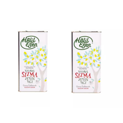 NATUREL SIZMA SOĞUK SIKIM GURME ZEYTİNYAĞ (5 LT) 2 Lİ PAKET