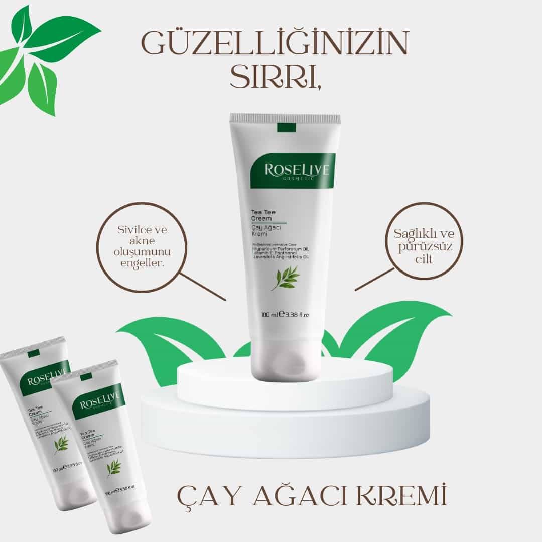 ROSELİVE ÇAY AĞACI KREMİ (100 ML)