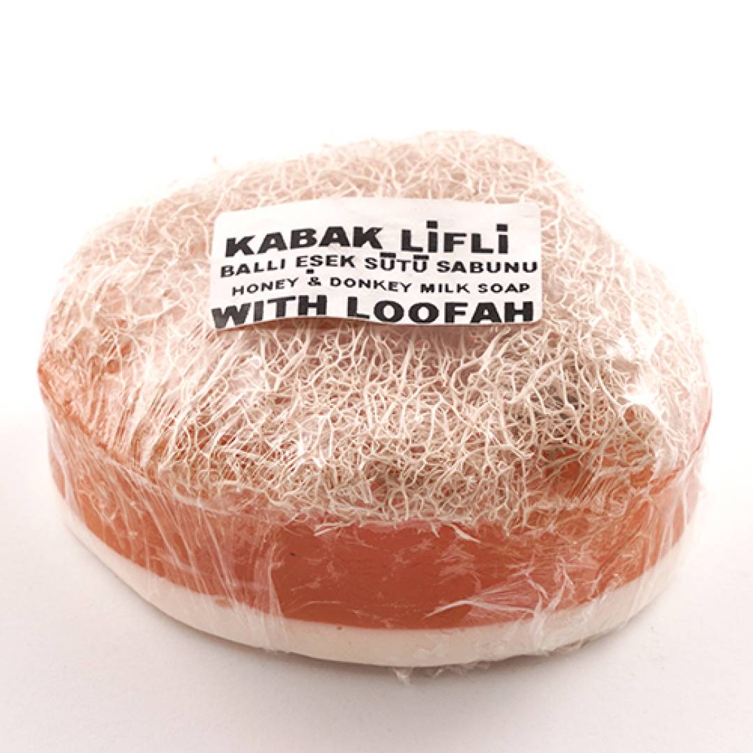 KABAK LİFLİ BALLI EŞEK SÜTÜ SABUNU